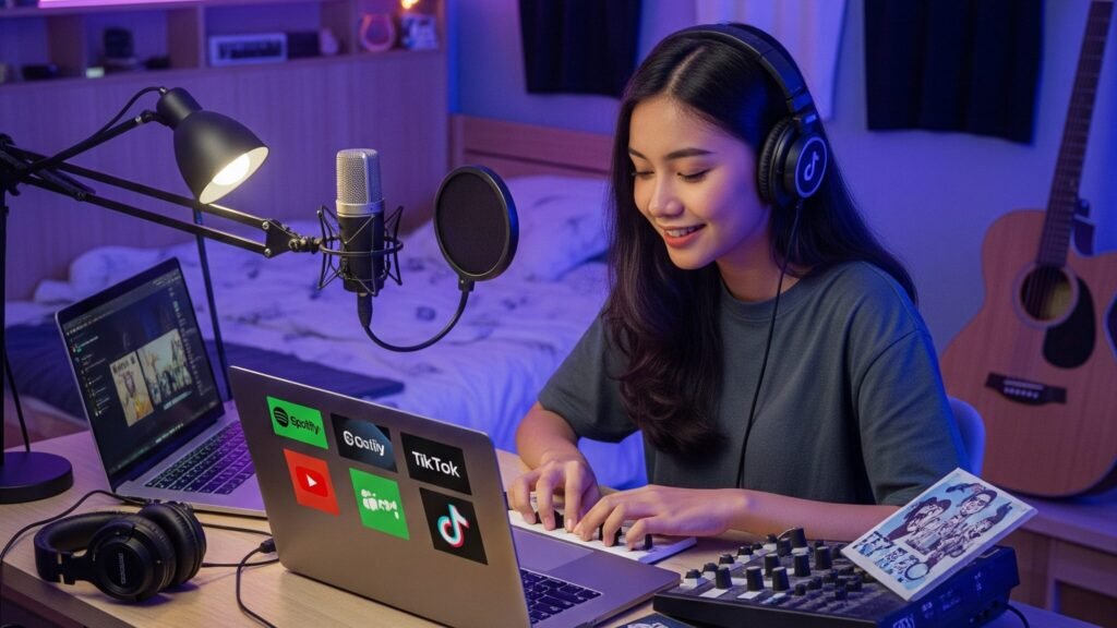 dapet duit dari musik tanpa label