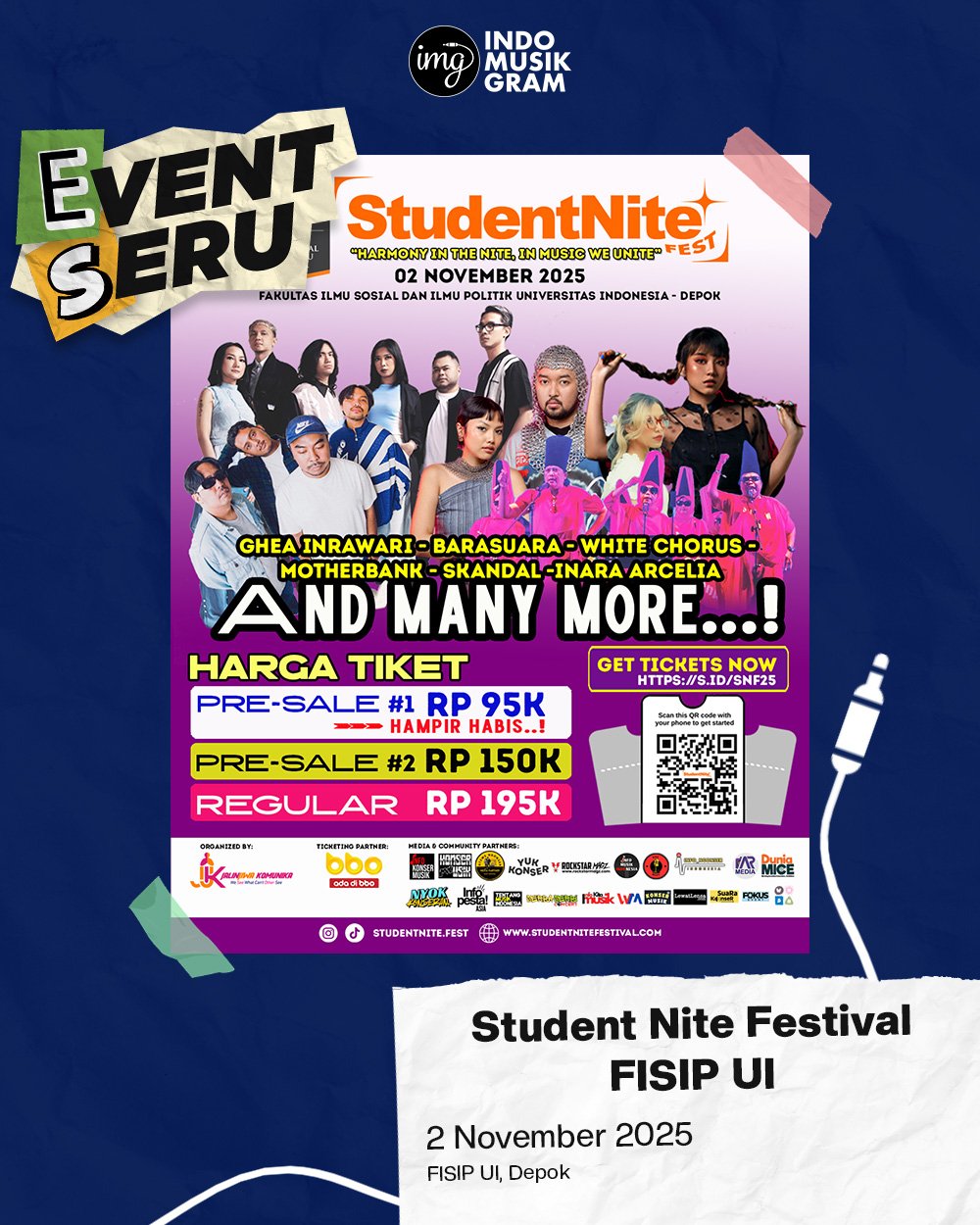 student nite festival 2025 fisip UI