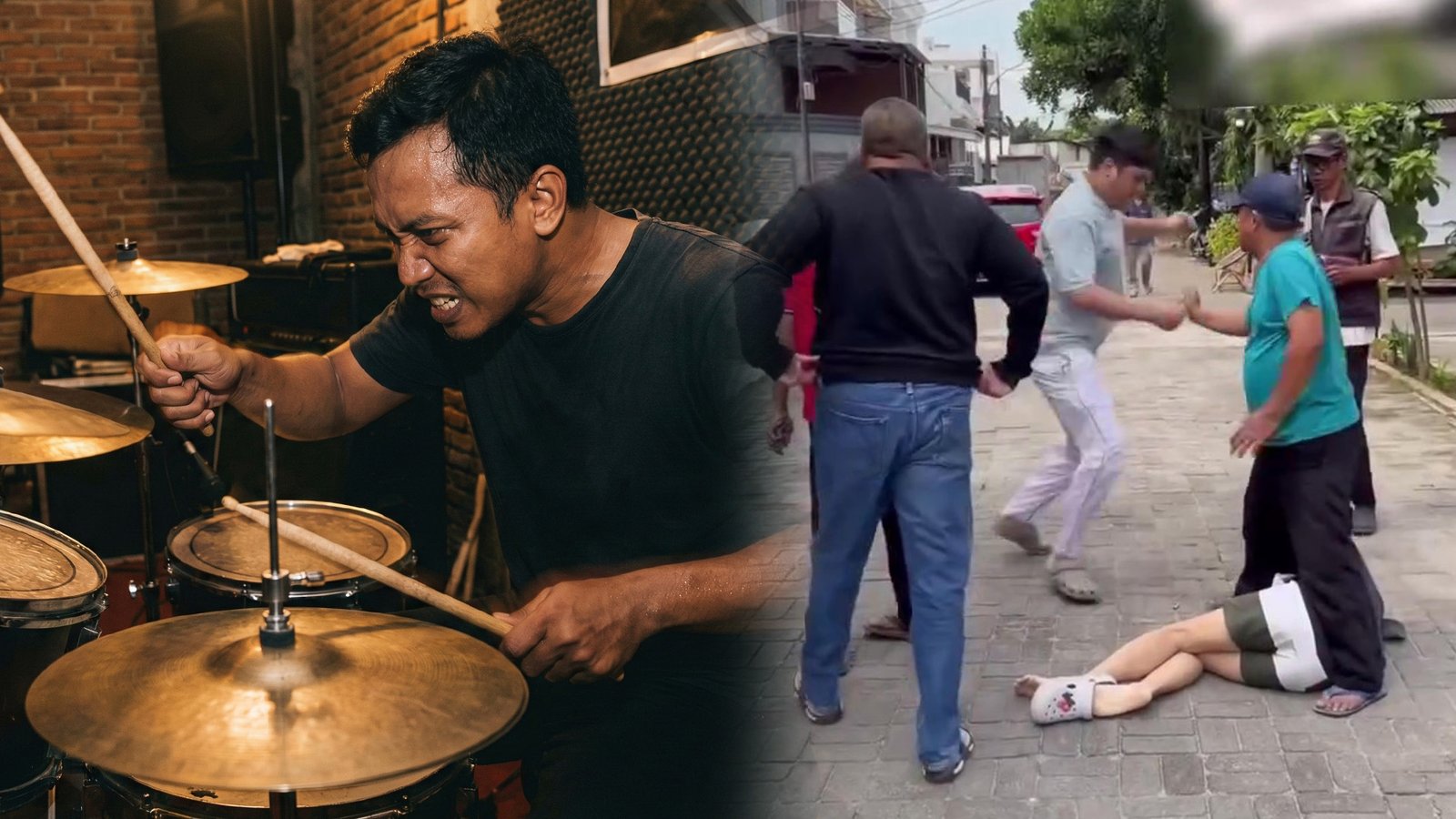 penganiayaan drum berisik cengkareng