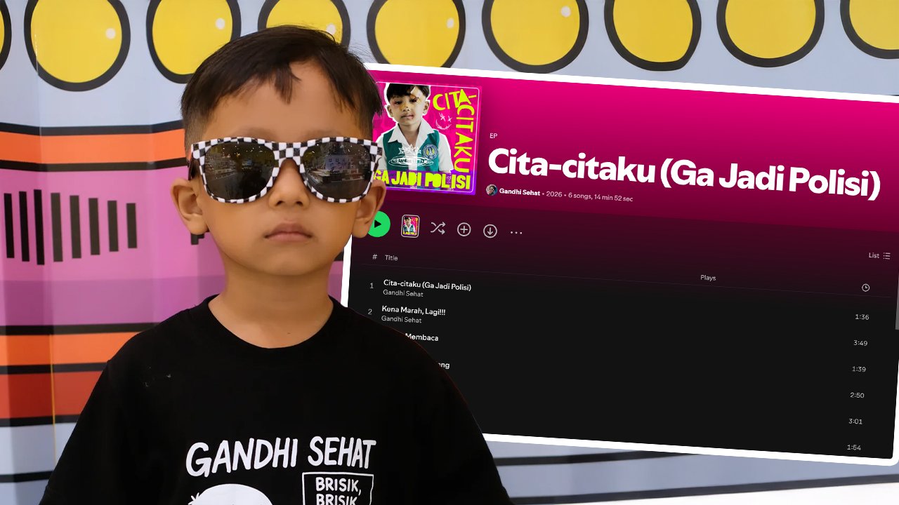 gandhi sehat cita-citaku gak jadi polisi
